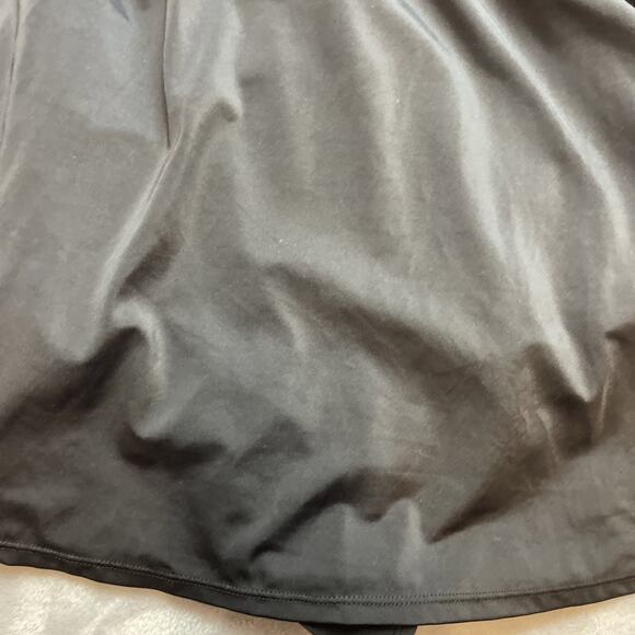 Swim by‎ Cacique One Piece Swimsuit Womens 16 Black Skirted Wireless Convertible - Picture 9 of 10